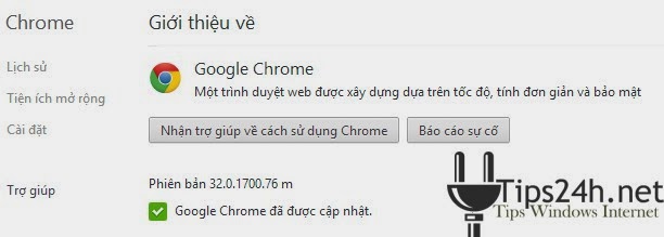 Tải về Google Chrome 32.0.1700.76 Full cài đặt Offline