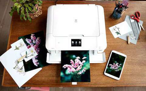 how to connect canon pixma to laptop