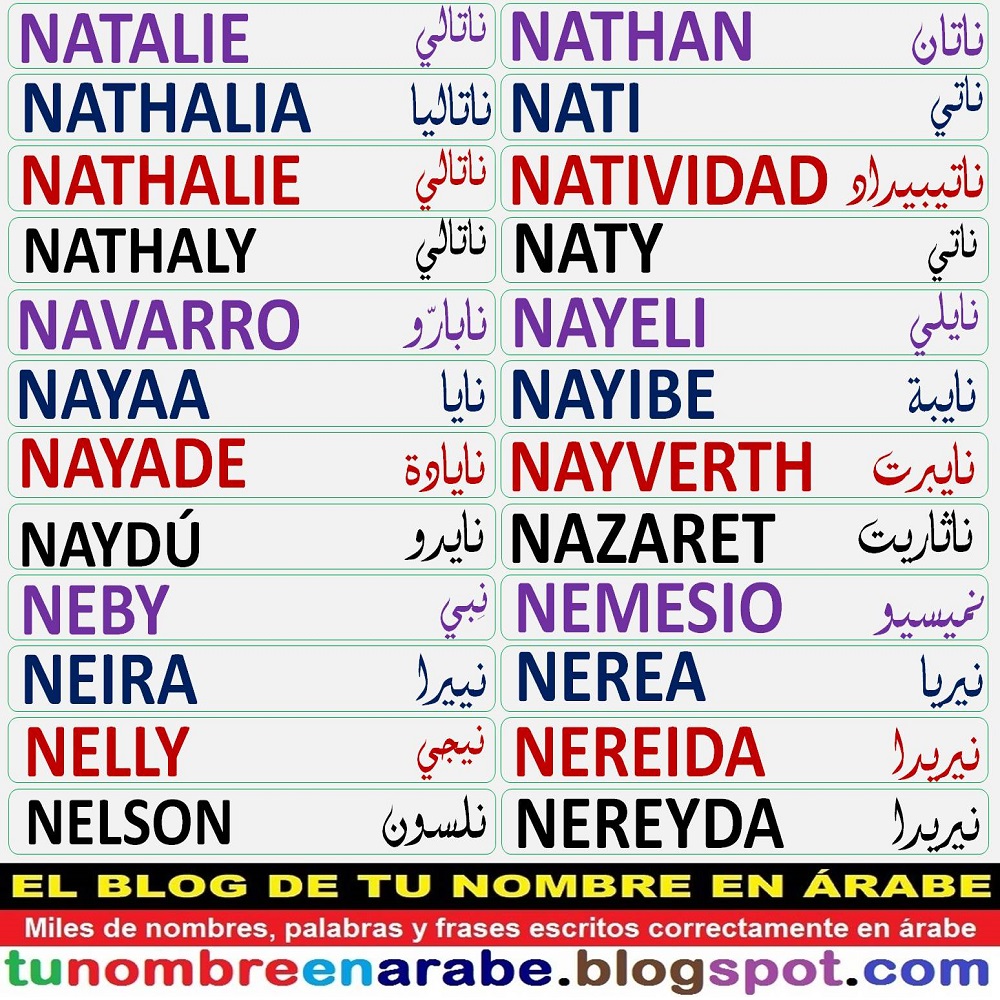 TU NOMBRE EN ÁRABE Plantillas de Tatuajes Arabes de Nombres N TU NOMBRE EN ÁRABE Plantillas de Tatuajes Arabes de Nombres N