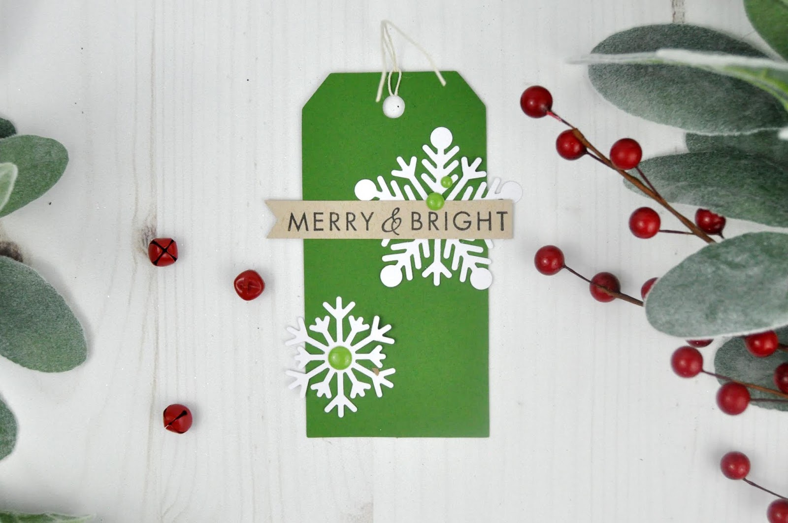 Die Cut and Stamped Christmas Tags | Jen Gallacher