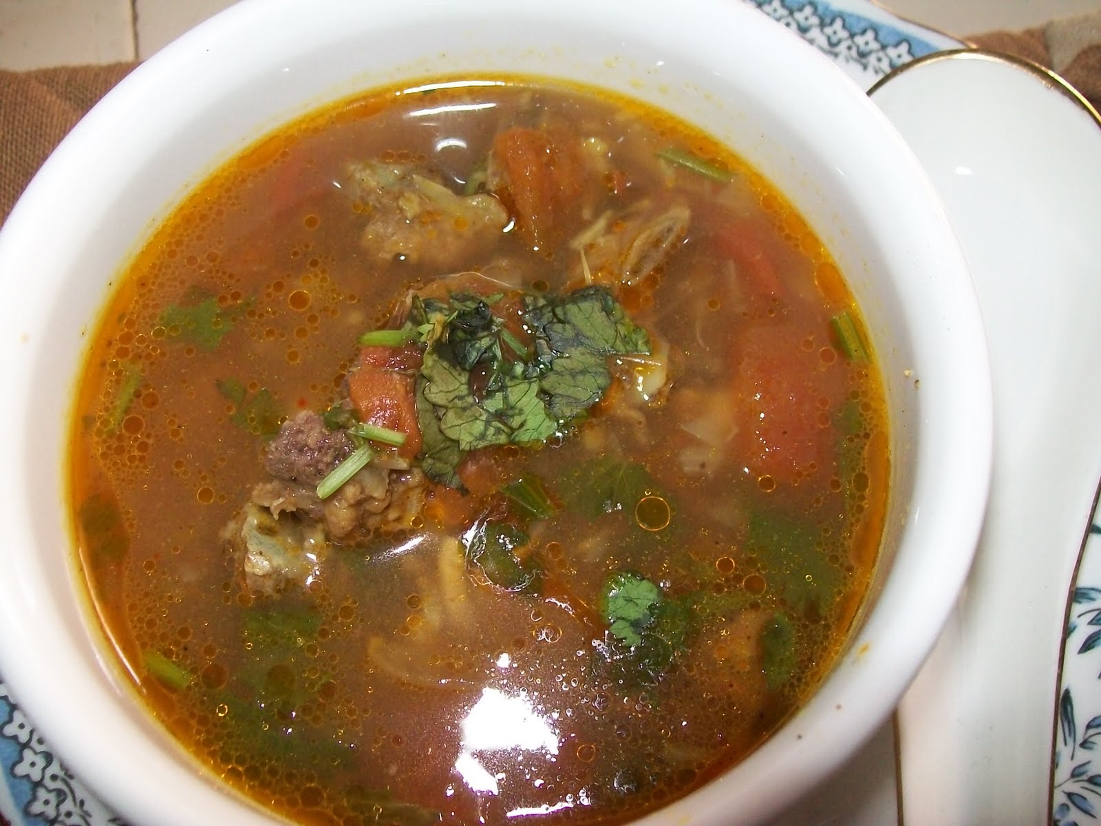 My Cooking Corner Mutton Soup