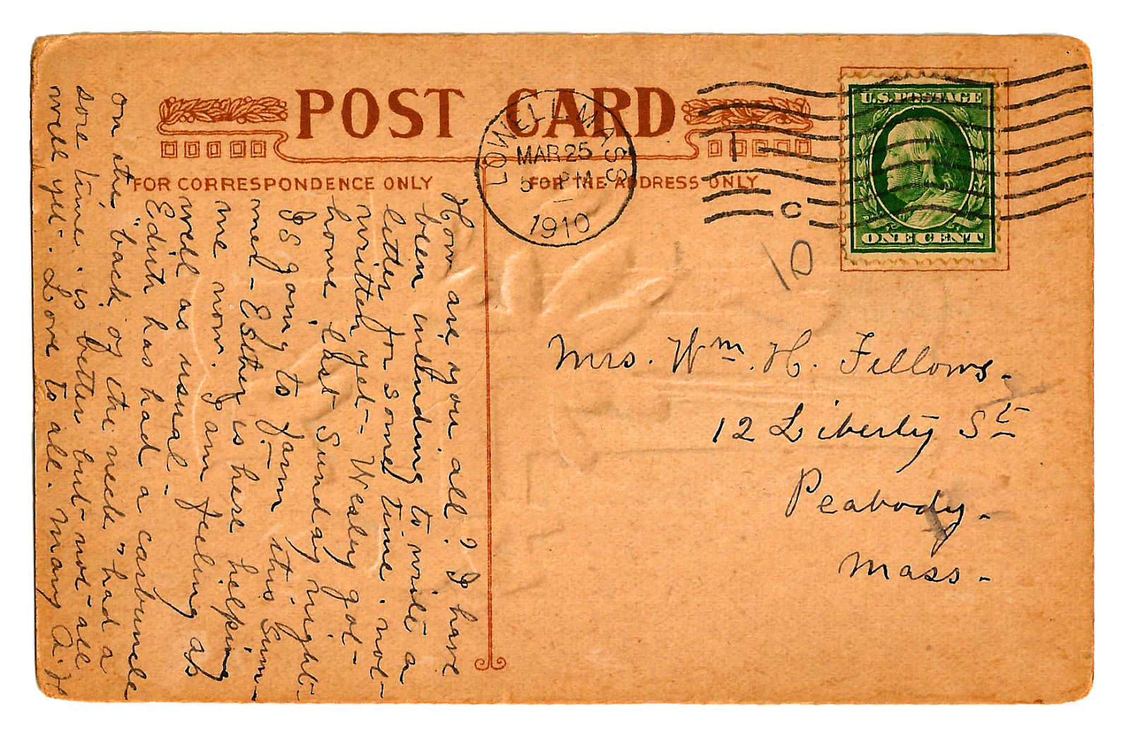 Письмо. Почтовая открытка. Открытка письмо. Post Card.