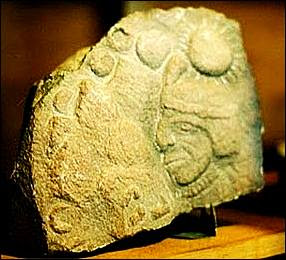 engraved tehuelche stone