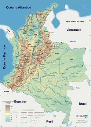 mapa climatico de colombia
