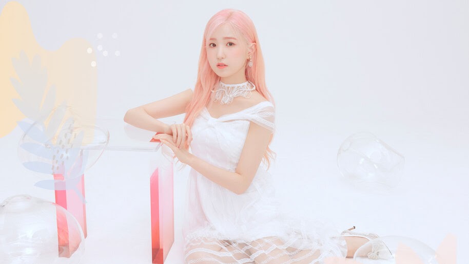 Hitomi, Pink Hair, IZ*ONE, Bloom*Iz, 4K, #6.650