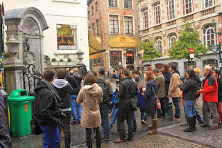 Manneken Pis in Brussels