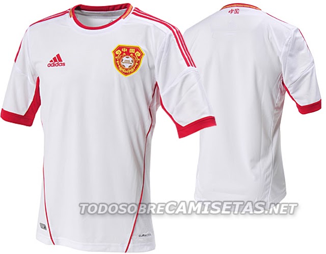 canalfútbol Blog: Camiseta adidas Suplente de China 2012-2014