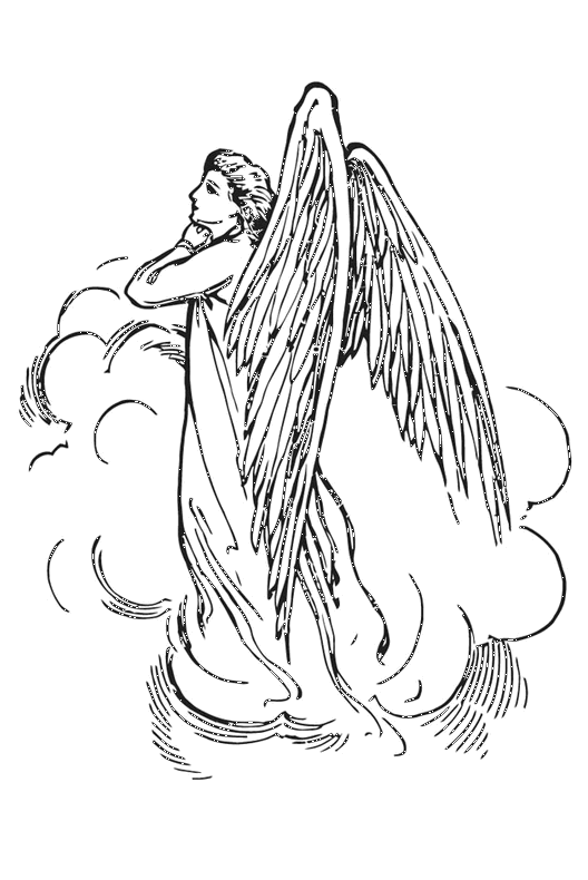 Imagenes Cristianas Para Colorear: Dibujos Para Colorear de Angeles