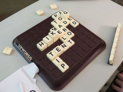Upwords board