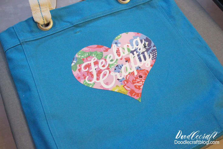 DIY Canvas Bag Using Iron-On and an EasyPress