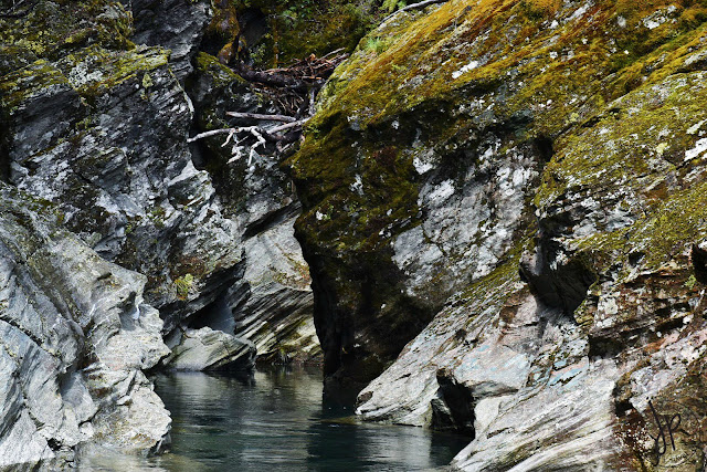 chasm, rocks, river