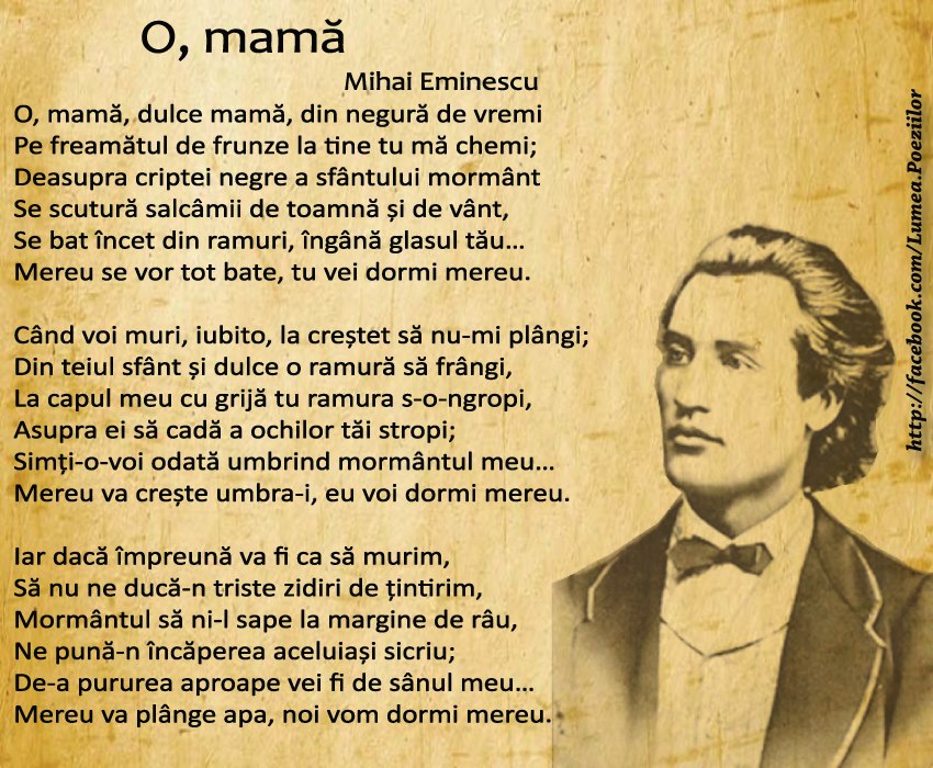 Moara lui Gelu Lumea Poeziilor Mihai Eminescu