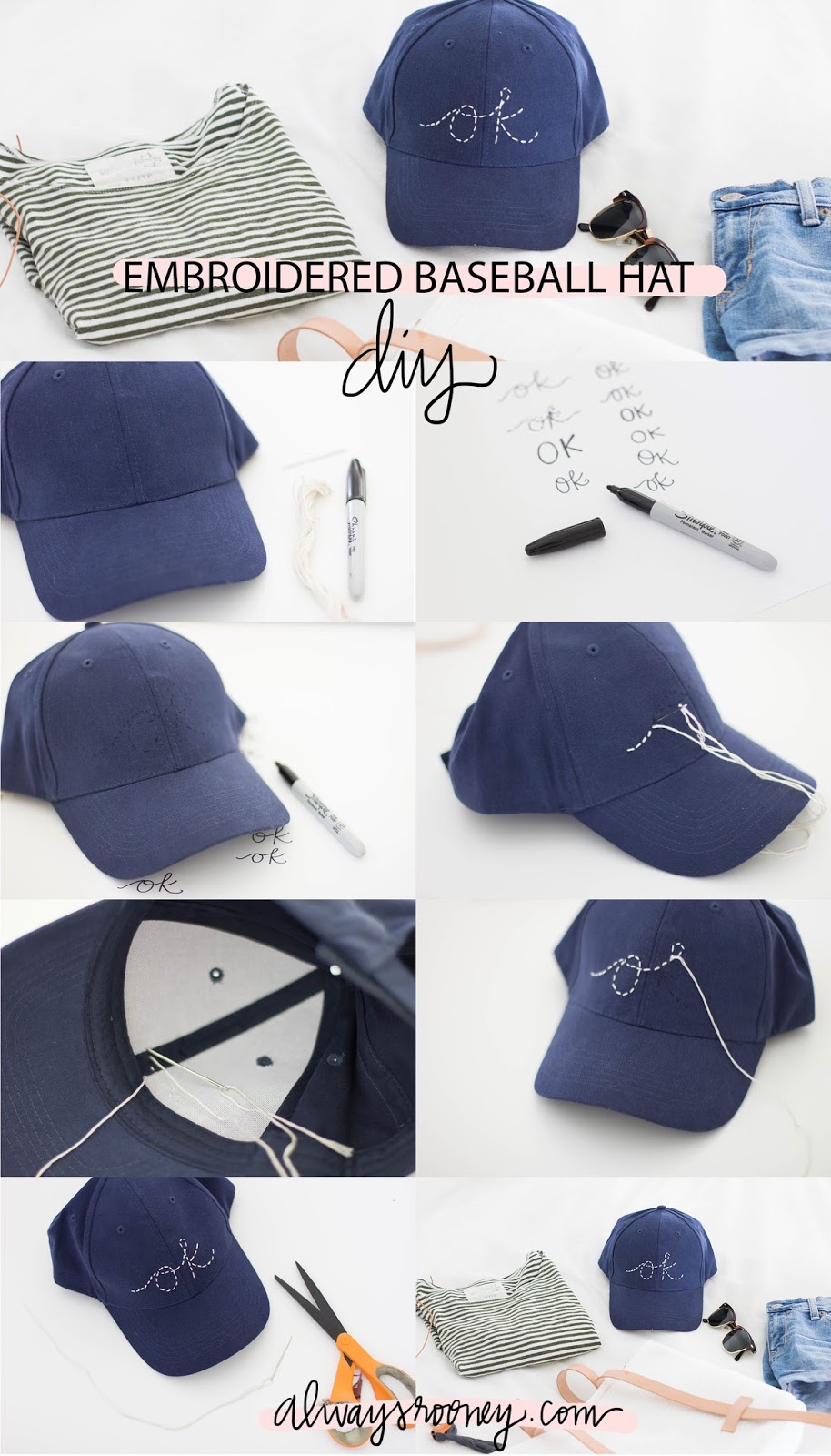 embroidered baseball
