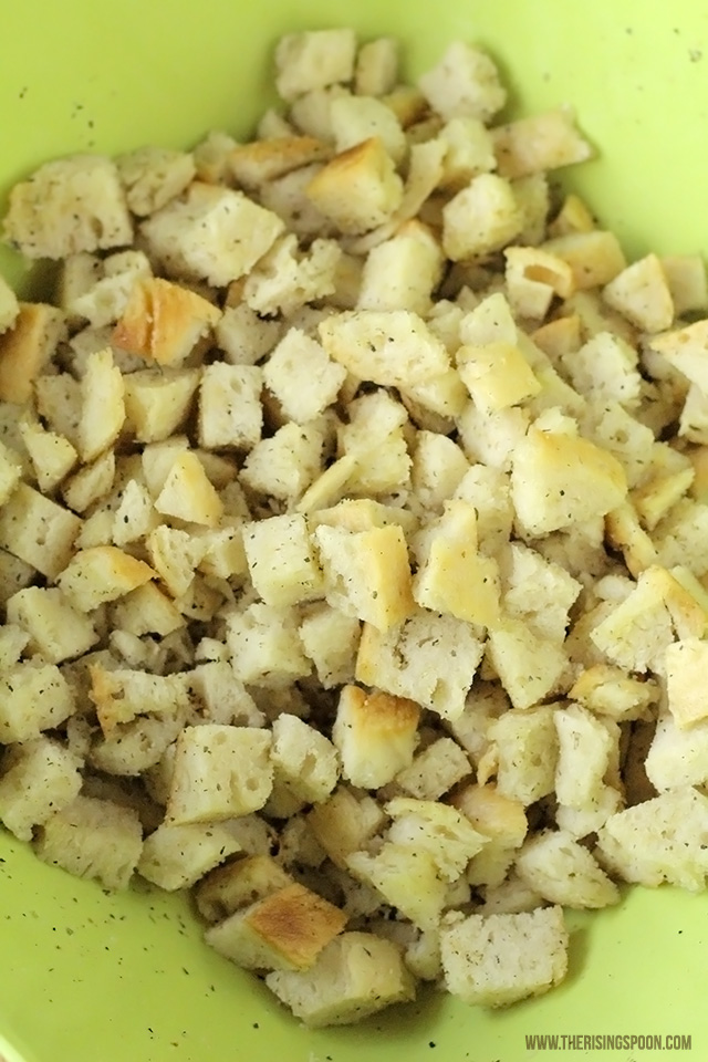 Homemade Croutons (Perfect for Salads, Soups & Stuffing) The Rising Spoon