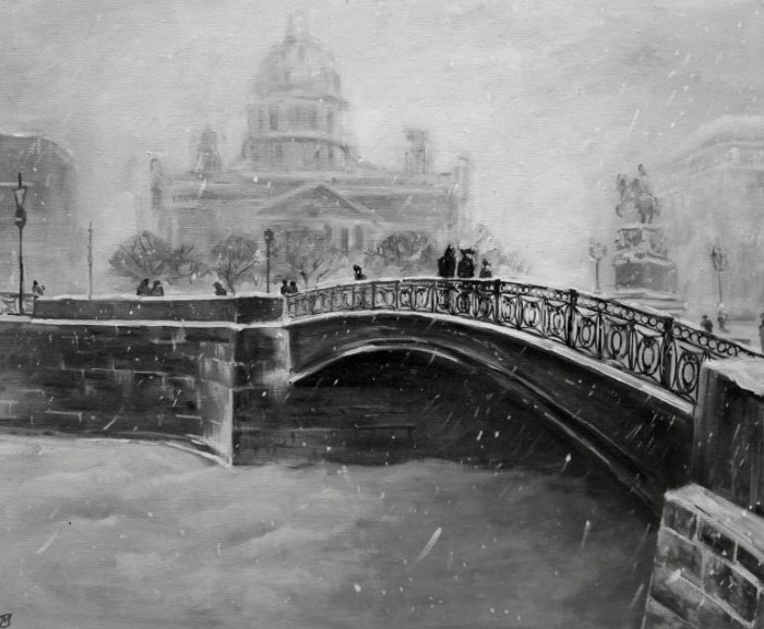 Монохромные картины. Lana Marandina
