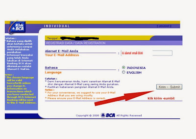 Mudah Transaksi Dengan Internet Banking BCA kirim