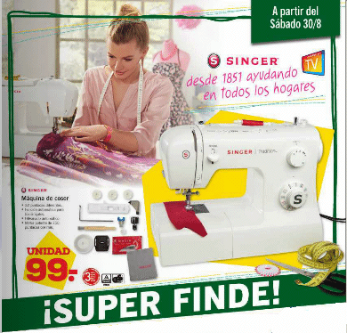 imágenes oficiales mejor selección guapo Catálogo Lidl: Máquina de coser Singer por 99 euros en Lidl imágenes oficiales mejor selección guapo Catálogo Lidl: Máquina de coser Singer por 99 euros en Lidl