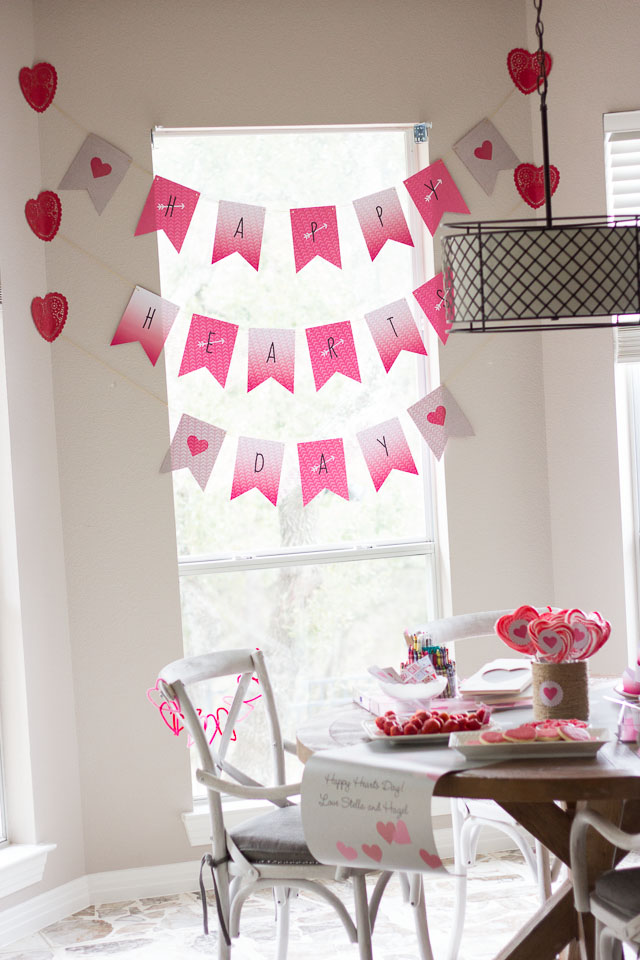 Simple and sweet ideas for a kids' Valentine's Day party!