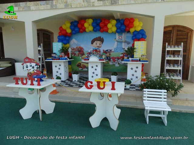 Festa Patrulha Canina - Decoração de aniversário