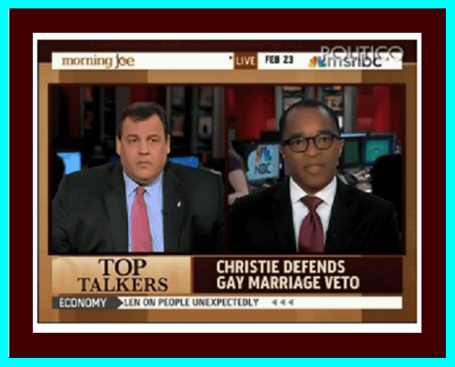 Christie views on gay mariage
