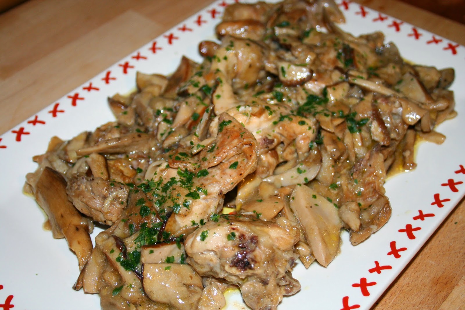 Anna in Casa ricette e non solo Coniglio in umido con funghi porcini