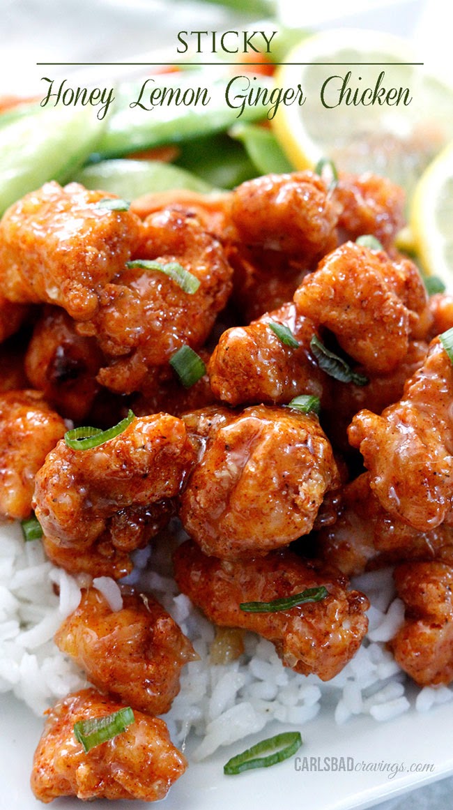 [Chinese Recipes] Sticky Honey Lemon Ginger Chicken All Asian Recipes