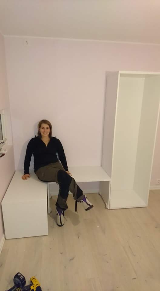 Idyll på brøttem: totalrenovering av soverom i 1 etg.
