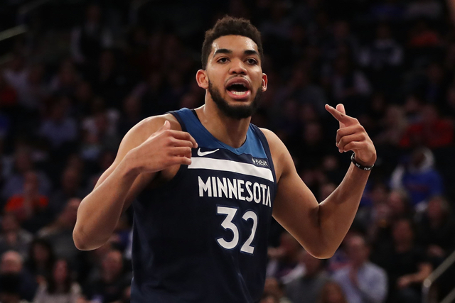 Karl-Anthony Towns anota 17 y atrapa 14 rebotes en triunfo de Wolves Karl-Anthony Towns