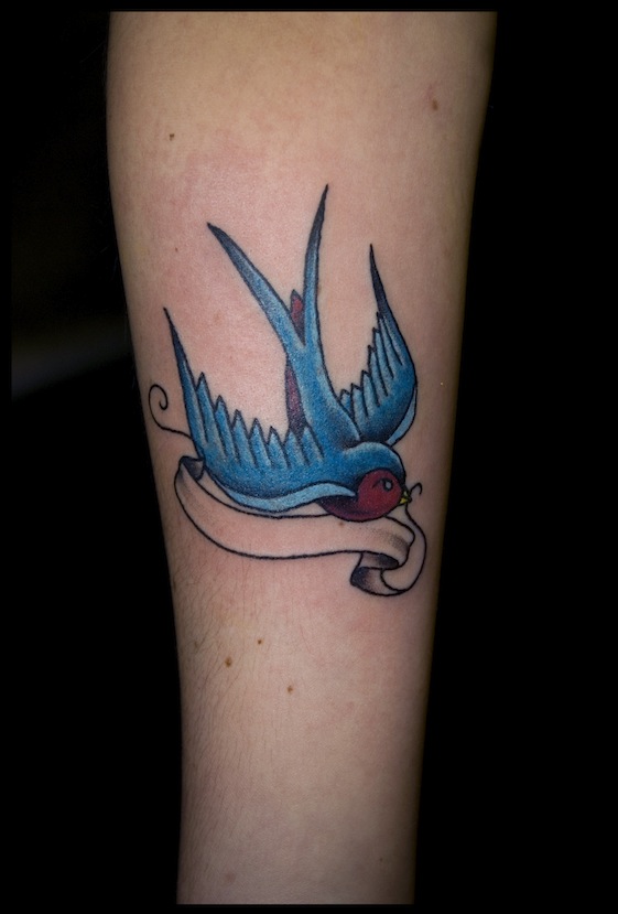 Only Swallow Tattoo: Swallow Bird Tattoo On Wrist