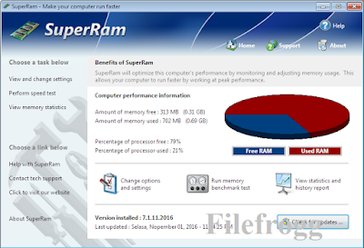 PGWare SuperRam 7.3.14.2016 Full + Key โปรแกรมปรับแต่งแรม เพิ่มความเร็วคอมพิวเตอร์ [One2up]