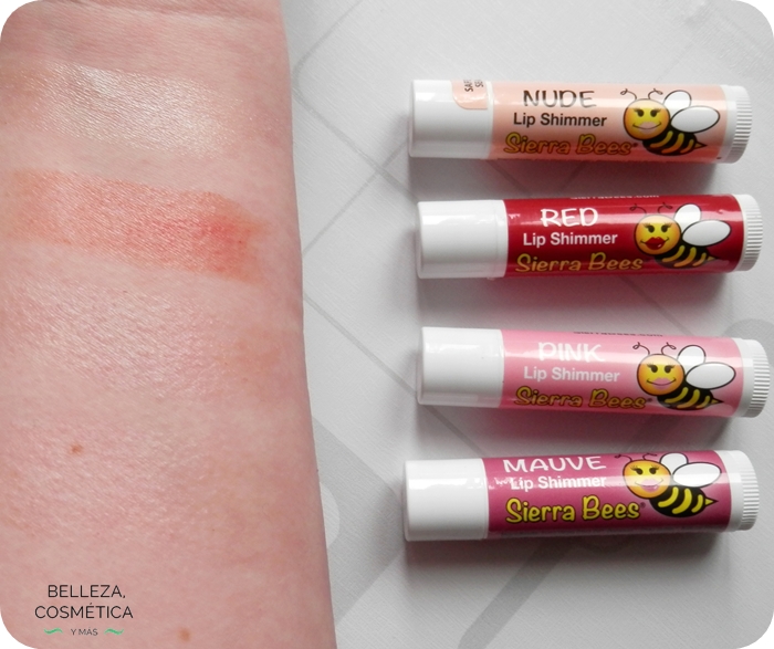 Sierra bees brillos labios swatches