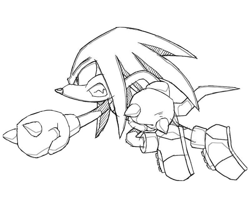 Sonic Knuckles Free Colouring Pages Sonic Knuckles Free Colouring Pages