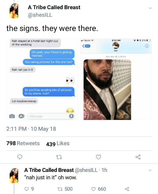  "We were booloving on his wedding day!"- Lady finds out her boyfriend of one year is married and calls him out on Twitter