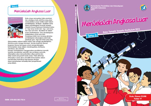 Download Buku Tematik Sd/Mi Kelas 6 Tema 9 Menjelajah