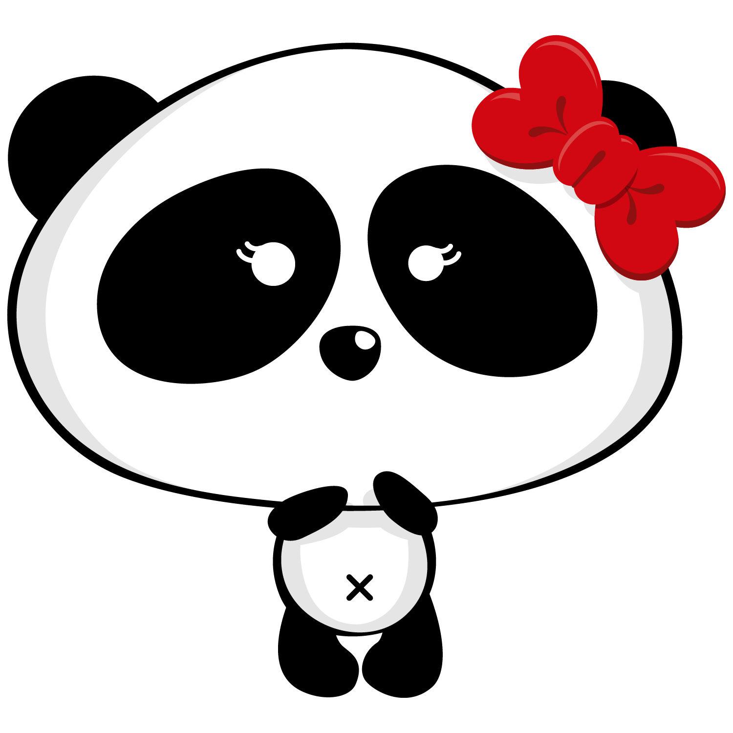 clipart panda girl - photo #4