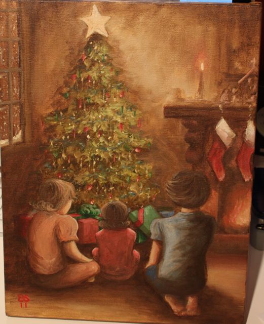 Stivers Art: Christmas Painting