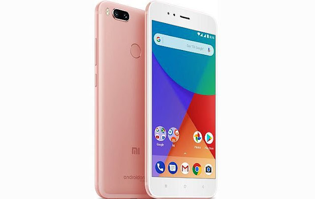 Xiaomi Mi A1(Android one) Rose Gold colour variant launched in India.