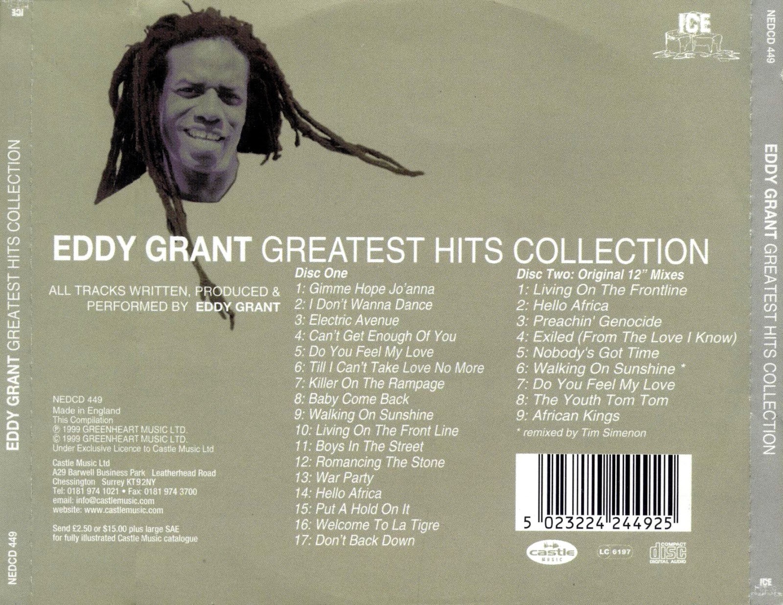 Eddy grant electric. Eddy Grant CD. Eddy Grant Greatest Hits. Greatest Hits сборник. Eddy Grant - Walking on Sunshine.