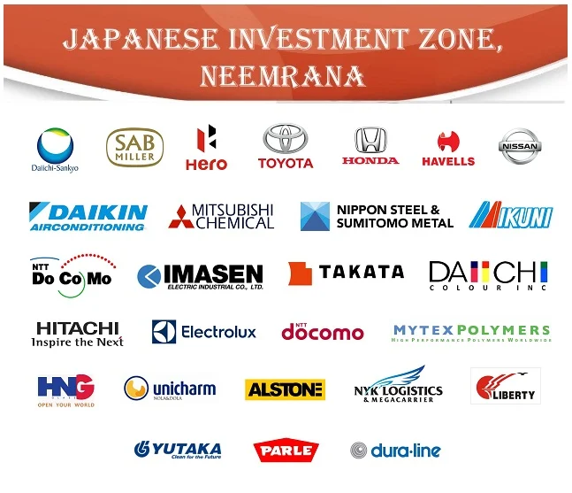Japanese Investment Zone in Neemrana in Alwar