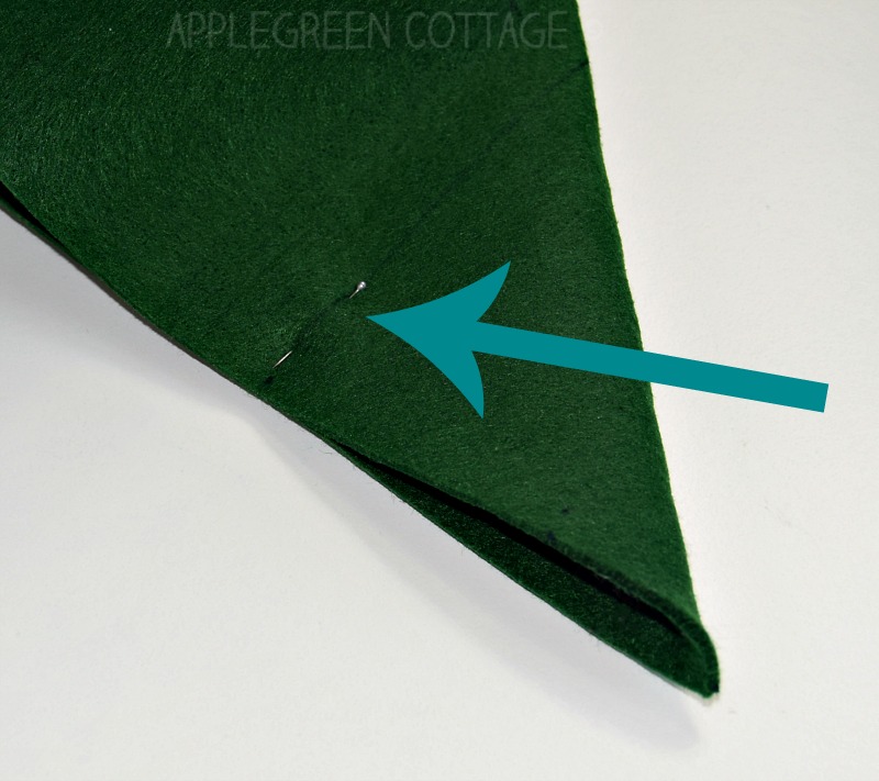 EasySew Quick DIY Felt Storage Box AppleGreen Cottage