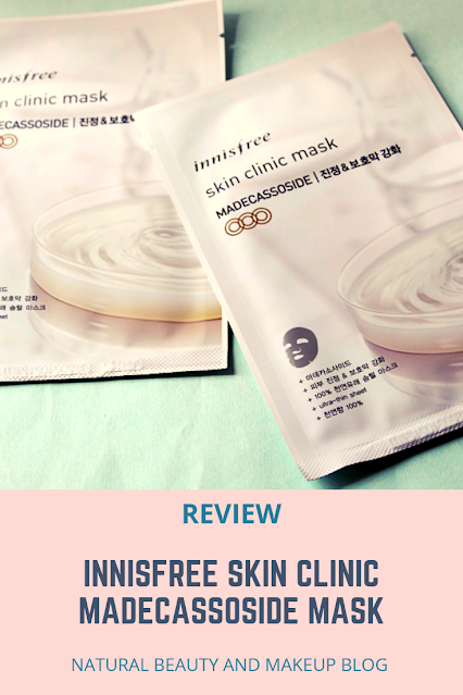 Pin the image of Innisfree Skin Clnic Madecassoside Sheet Mask Review