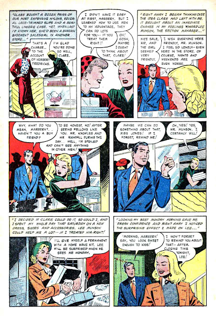 Matt Baker comic book page art, 1940s st. john golden age romance, Pictorial Confessions v1 #3 Matt Baker comic book page art, 1940s st. john golden age romance, Pictorial Confessions v1 #3