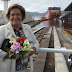 Ângela Jardim emocionada no lançamento do "afilhado" à ria de Vigo