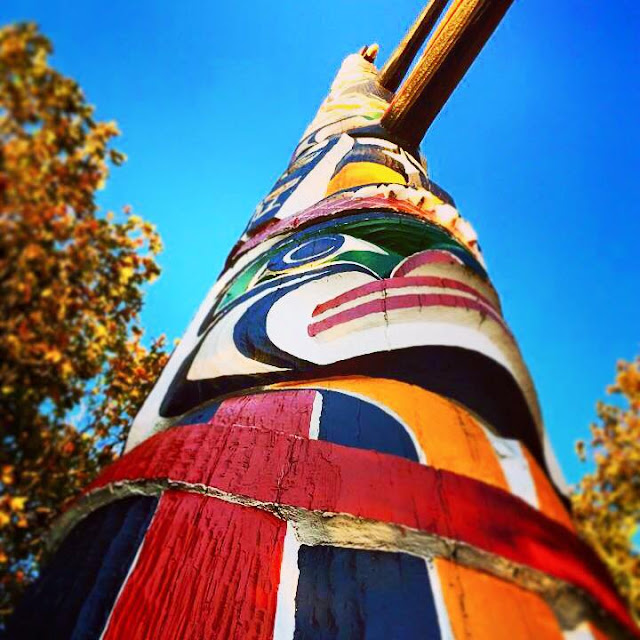Victoria, British Columbia Totem Pole
