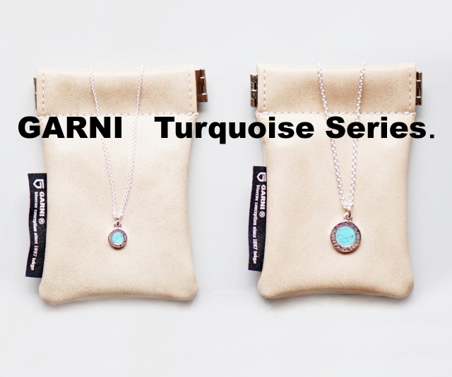 GARNI/ガルニ:Round Stone Pendant 