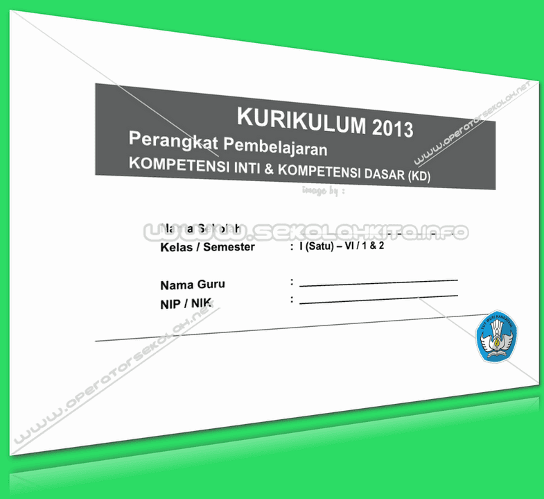 KI dan KD Kurikulum 2013 SD 2013 Update Revisi 2016