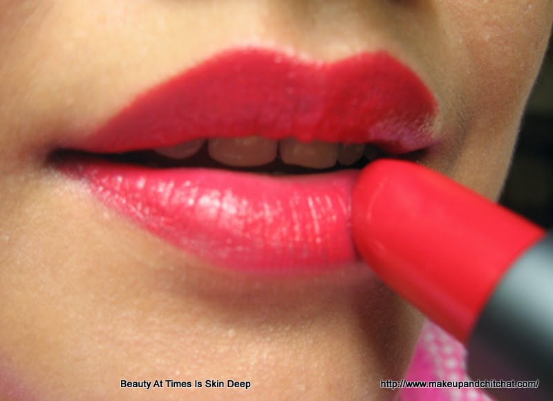 Avon Ultra Color Matte Garnet Lip swatch