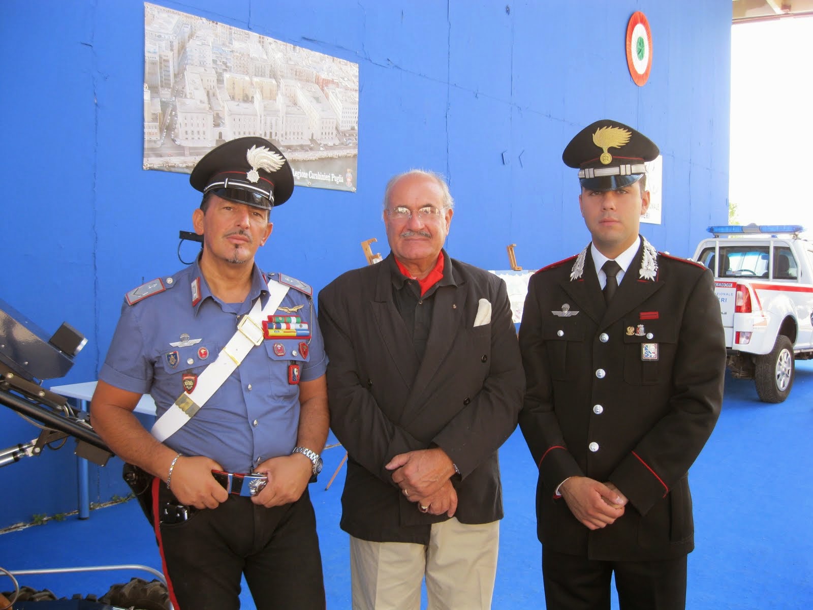 Il padiglione dei Carabinieri in Fiera
