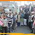 मधेपुरा: सरकार के विरोध में जाप कार्यकर्ताओं ने किया चक्का जाम, रोका ट्रेन 