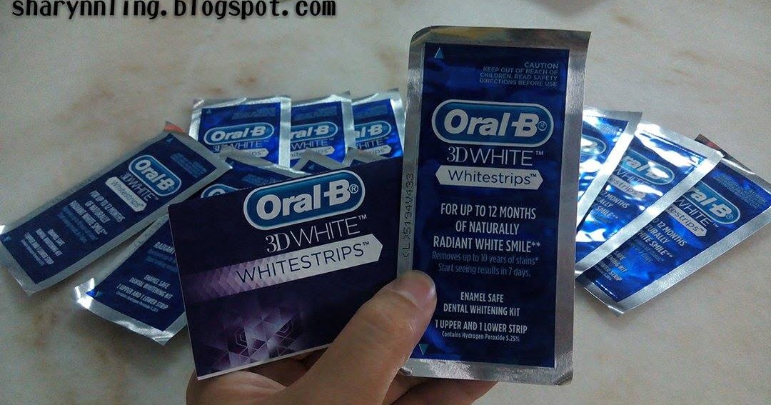 Sharynn Ling [Review] NEW OralB White strips